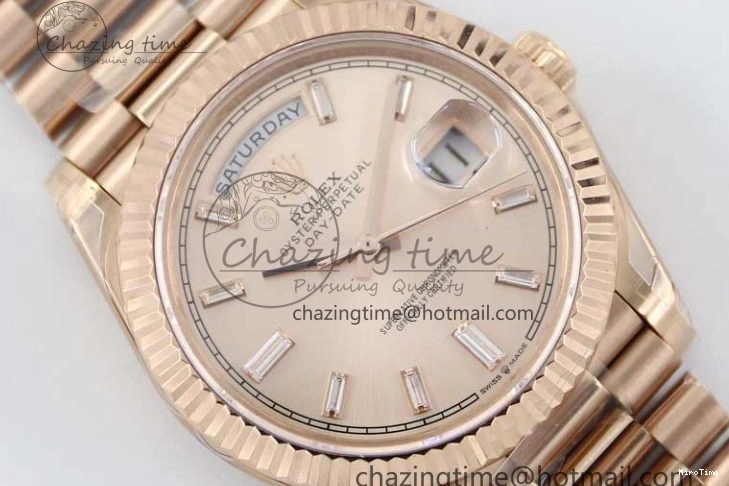 MiroTime 1230 AllSeason Day Date 40mm RG 904L Steel TWF 1:1 Best Edition RG Crystal Dial on RG Bracelet A 2350